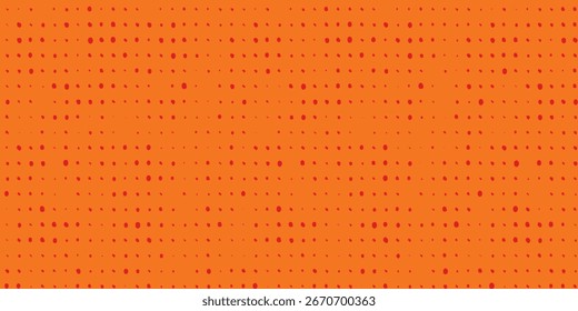 Textura de gradiente de patrón de color naranja semitono de puntos con tecnología de fondo digital. Cómics de arte pop de puntos 