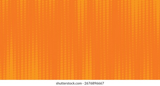 Textura de gradiente de patrón de color naranja semitono de puntos con tecnología de fondo digital. Cómics del arte pop de los puntos con el arte simple del fondo del verano