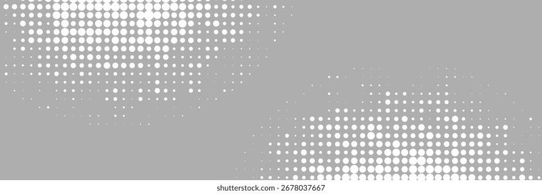 Dots Halbton orange Farbmuster Farbverlauf Textur mit Technologie digitalen Hintergrund. Punkte Pop-Art-Comics mit sommerlichem Hintergrund. Vektorgrafik