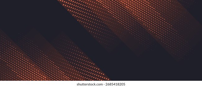 Fondo de textura grunge de gradiente de patrón de color naranja de semitono de puntos. Punto pop art comics estilo deportivo. Diseño moderno de moda en Vector EPS 10