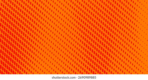 Dots Halbton orange Farbmuster Farbverlauf Textur mit Technologie digitalen Hintergrund. Punkte Pop-Art-Comics mit sommerlichem Hintergrund.