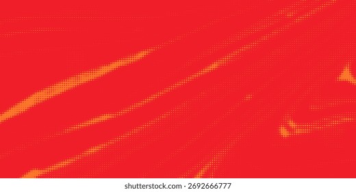Dots halftone orange color pattern gradient texture with technology digital background. Dots pop art comics with summer background. vector ilustration	
