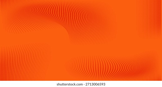 Textura de gradiente de patrón de color naranja semitono de puntos con tecnología de fondo digital. Cómics del arte pop de los puntos con el medio tono moderno del fondo del verano