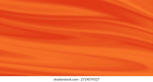 Dots Halbton orange Farbmuster Farbverlauf Textur mit Technologie digitalen Hintergrund. Punkte Pop-Art-Comics mit sommerlichem Hintergrund.