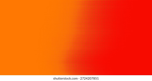 Pontos de meio-tom laranja cor padrão textura gradiente com tecnologia digital fundo. Quadrinhos de arte pop com ilustração de fundo de verão	