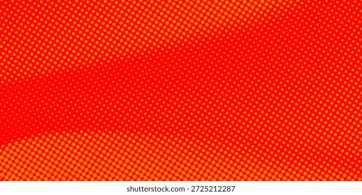 Textura de gradiente de patrón de color naranja de semitono de puntos con fondo digital de tecnología. eps 10