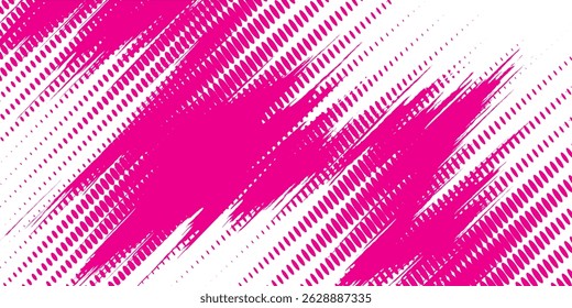 Dots halftone pink color pattern gradient grunge texture background. Dots pop art comics sport style vector illustration