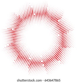dots halftone radial color background