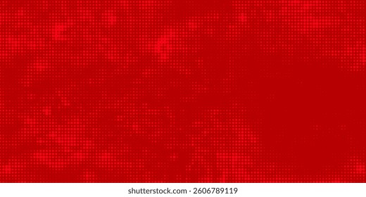 Dots halftone red color pattern gradient texture with technology digital background. Dots pop art comics with summer background. 