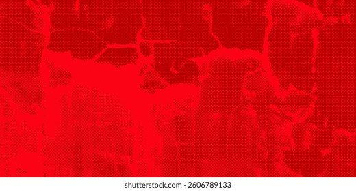 Dots halftone red color pattern gradient texture with technology digital background. Dots pop art comics with summer background. 