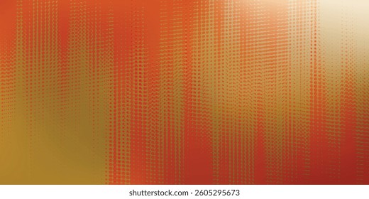 Dots halftone red green color pattern gradient texture background. Vector Illustration