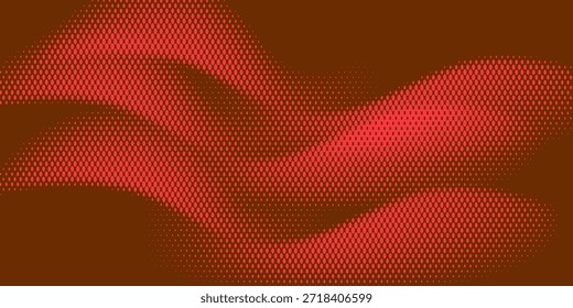 Dots halftone red white color pattern gradient texture background. red dots background vector Illustration. vector modern