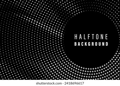 Dots Halftone vector template. Bbstract background with colorful gradient. New design for ad, poster, banner of your website.