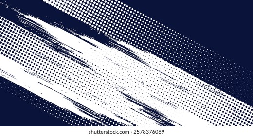 Dots halftone white %26 blue color pattern gradient grunge texture background. Dots pop art comics sport style eps 10