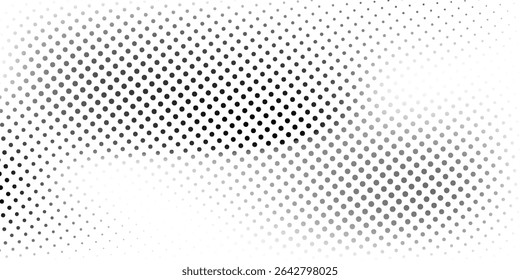 Dots halftone white and black color pattern gradient Dots pop art comics sport style vector vector art good