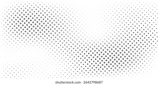 Dots halftone white and black color pattern gradient Dots pop art comics sport style vector vector art