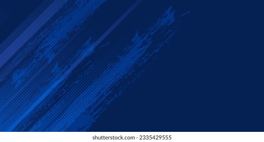 Dots halftone white and blue color pattern gradient grunge texture background. Dots pop art comics sport style vector illustration.