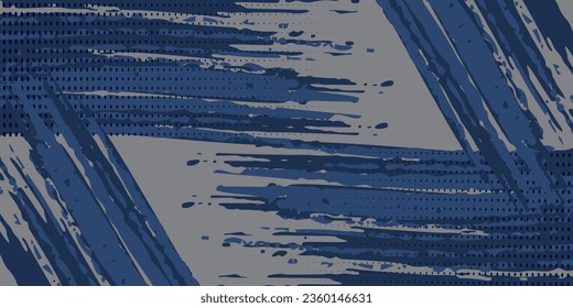 Dots halftone white and blue color pattern gradient grunge texture background. Dots pop art comics sport style vector illustration