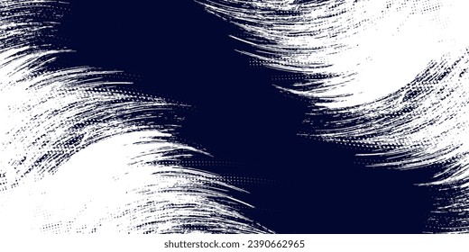 Dots halftone white and blue color pattern gradient grunge texture background. Dots pop art comics sport style vector illustration	
