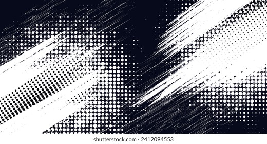 Dots halftone white and blue color pattern gradient grunge texture background. Dots pop art comics sport style vector illustration dots halftone grunge arts