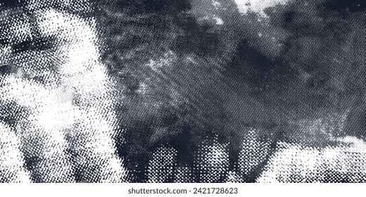 Dots halftone white and blue color pattern gradient grunge texture background. vector illustration.	
