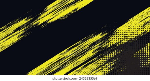 Fondo de textura de grunge degradado de patrón de color blanco y azul de semitono de puntos. 