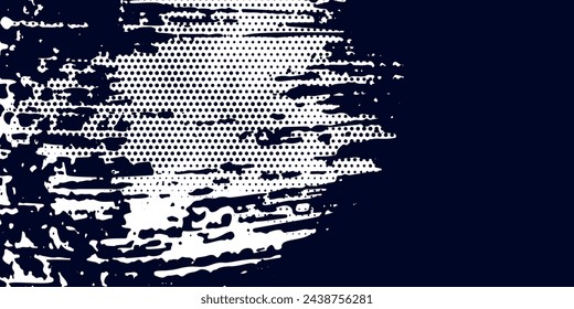 Dots halftone white and blue color pattern gradient grunge texture background. Dots pop art comics sport style vector illustration grunge vector arts