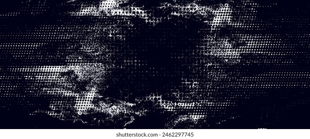 Dots halftone white and blue color pattern gradient grunge texture background. Dots pop art comics sport style