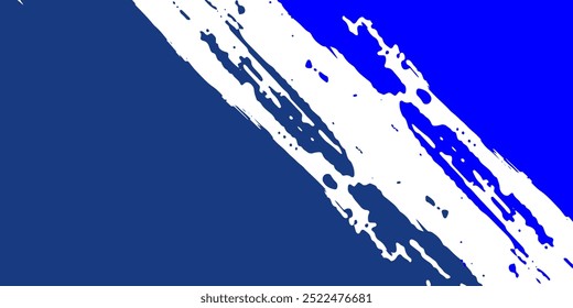Fondo de textura grunge de gradiente de patrón de color blanco y azul de semitono de puntos. Ilustración vectorial de estilo deportivo de cómics de arte pop de puntos	
