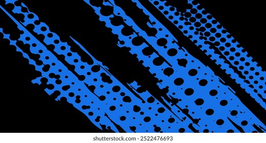 Dots halftone white and blue color pattern gradient grunge texture background. Dots pop art comics sport style vector illustration	