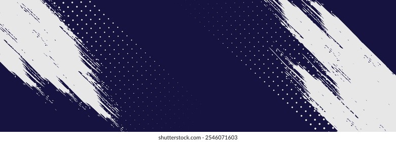 Pontos meio-tom branco e azul padrão de cor gradiente gradiente textura fundo.
