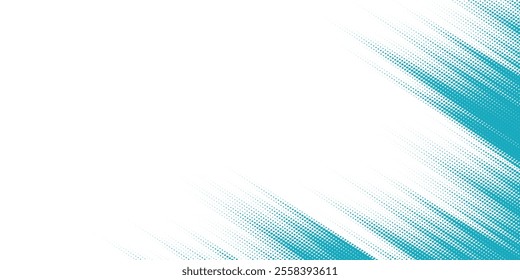 Dots halftone white and blue color pattern gradient grunge texture background. Dots pop art comics sport style vector illustration. vector grunge and dot	