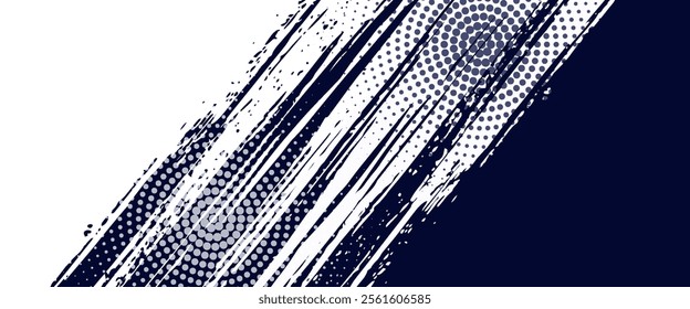 Dots halftone white  blue color pattern gradient grunge texture background. Dots pop art comics sport style vector illustration.