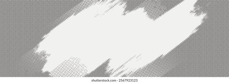 Dots halftone white and blue color pattern gradient grunge texture background.