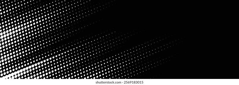 Dots halftone white and blue color pattern gradient grunge texture background. Dots pop art comics sport style vector illustration halftone. modern	
