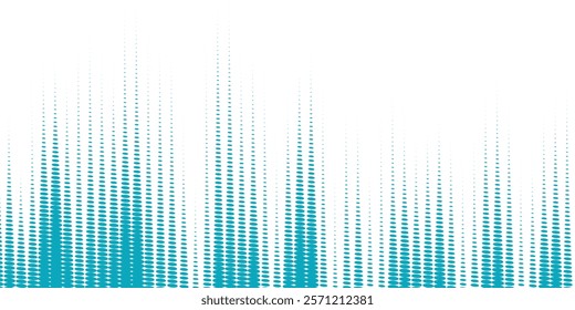 Dots halftone white and blue color pattern gradient grunge texture background. Dots pop art comics sport style vector illustration. vector grunge and dot	
