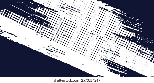 Dots halftone white and blue color pattern gradient grunge texture background. Dots pop art comics sport style vector illustration vector sport
