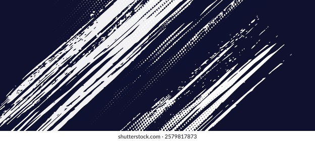 Dots halftone white  blue color pattern gradient grunge texture background. Dots pop art comics sport style vector illustration.