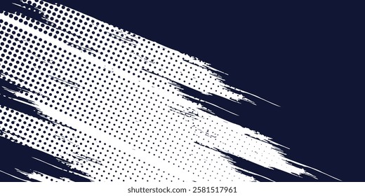Dots halftone white and blue color pattern gradient grunge texture background. Dots pop art comics sport style vector illustration vector sport
