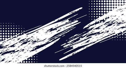 Dots halftone white blue color pattern gradient grunge texture background. Dots pop art comics sport