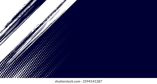 Dots halftone white and blue color pattern gradient grunge texture background. Dots pop art comics sport style modern