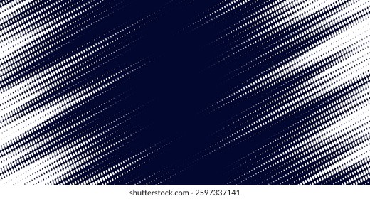 Dots halftone white and blue color pattern gradient grunge texture background.
