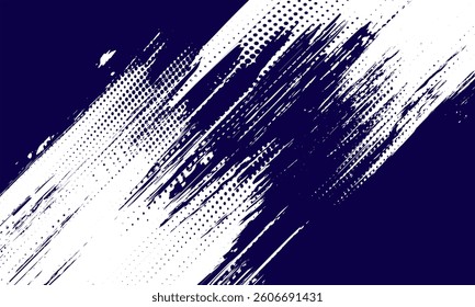 Dots halftone white  blue color pattern gradient grunge texture background. Dots pop art comics sport style vector illustration.