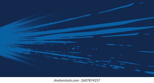 Dots halftone white and blue color pattern gradient grunge texture background. Dots pop art comics sport style vector illustration halftone. modern	
