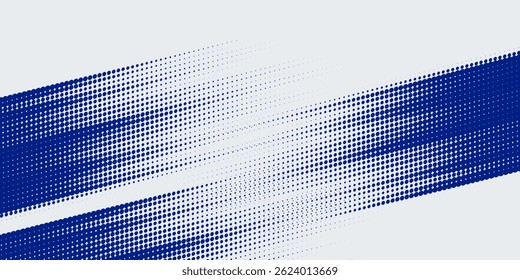 Dots halftone white and blue color pattern gradient grunge texture background. Dots pop art comics sport style vector illustration halftone. modern	
