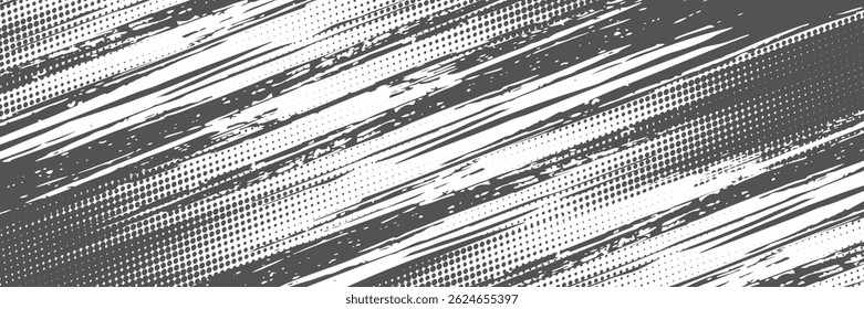 Pontos meio-tom branco e azul padrão de cor gradiente gradiente textura fundo. Pontos pop art quadrinhos estilo esporte vetor pontos meio-tom azul e branco abstrato fundo vetor ilustração	