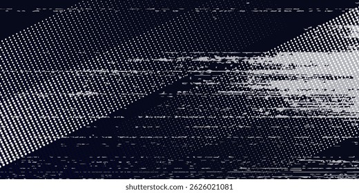 Dots halftone white and blue color pattern gradient grunge texture background. vector eps 10