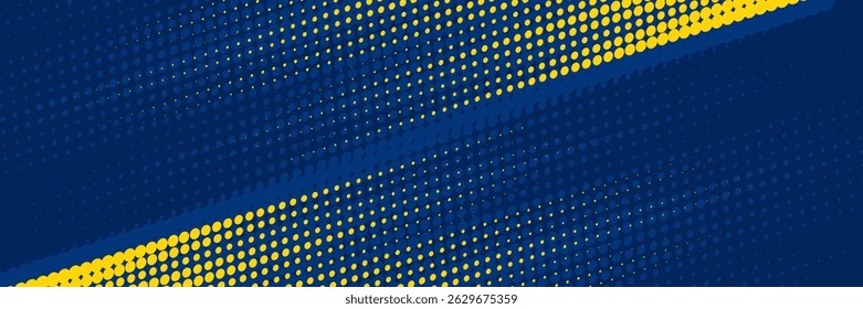 Dots halftone white and blue color pattern gradient grunge texture background. Dots pop art comics sport style vector illustration halftone. modern	
