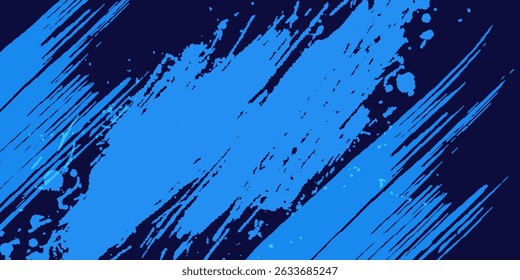 Fondo de textura grunge de gradiente de patrón de color blanco y azul de semitono de puntos. Ilustración vectorial de estilo deportivo de cómics de arte pop de puntos. Vector grunge y punto