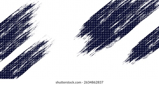 Dots halftone white and blue color pattern gradient grunge texture background. Dots pop art comics sport style vector illustration
